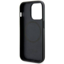 GUESS dėklas, skirtas IPHONE 14 Pro Max GUHMP14XHGCFSEK (MAG GCUBE), juodas
