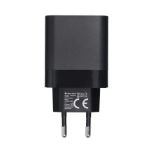Phone charger Blue Star USB C QC4.0 PD 3A 45W + cable USB C to USB C TFB-TC-45WPD black Phone charger Blue Star USB C QC4.0 PD 3A 45W + cable USB C to USB C TFB-TC-45WPD black
