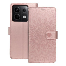 MEZZO dėklas, skirtas XIAOMI Redmi Note 13 Pro 5G, mandala, rožinio aukso spalvos MEZZO dėklas, skirtas XIAOMI Redmi Note 13 Pro 5G, mandala, rožinio aukso spalvos