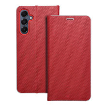 Atverčiamas dėklas, skirtas „Samsung A16 5G Luna Book“, anglies pluošto, raudonas Atverčiamas dėklas, skirtas „Samsung A16 5G Luna Book“, anglies pluošto, raudonas