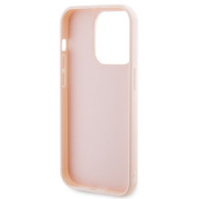 KARL LAGERFELD case for IPHONE 15 Pro KLHCP15L3DMBKCP (3D Logo Glitter) pink
