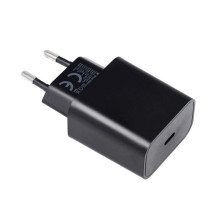 Telefono įkroviklis Blue Star USB C QC4.0 PD 3A 20W + laidas USB C - Lightning TFB-TC-20WPD juodas Telefono įkroviklis Blue Star USB C QC4.0 PD 3A 20W + laidas USB C - Lightning TFB-TC-20WPD juodas