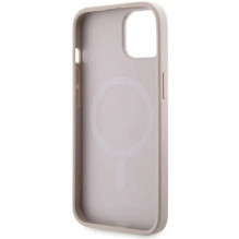 GUESS case for IPHONE 14 compatible with MagSafe GUHMP14SHGCFSEP (GCUBE Stripes) pink GUESS case for IPHONE 14 compatible with MagSafe GUHMP14SHGCFSEP (GCUBE Stripes) pink