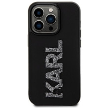 KARL LAGERFELD case for IPHONE 15 Pro Max KLHCP15X3DMBKCK (3D Logo Glitter) black KARL LAGERFELD case for IPHONE 15 Pro Max KLHCP15X3DMBKCK (3D Logo Glitter) black