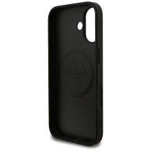 GUESS case for IPHONE 17 compatible with MagSafe GUHMP17SG4GFRK (PU 4G Ring Classic Logo) black GUESS case for IPHONE 17 compatible with MagSafe GUHMP17SG4GFRK (PU 4G Ring Classic Logo) black