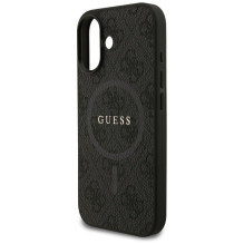GUESS case for IPHONE 17 compatible with MagSafe GUHMP17SG4GFRK (PU 4G Ring Classic Logo) black GUESS case for IPHONE 17 compatible with MagSafe GUHMP17SG4GFRK (PU 4G Ring Classic Logo) black