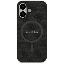 GUESS case for IPHONE 17 compatible with MagSafe GUHMP17SG4GFRK (PU 4G Ring Classic Logo) black GUESS case for IPHONE 17 compatible with MagSafe GUHMP17SG4GFRK (PU 4G Ring Classic Logo) black