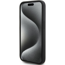 KARL LAGERFELD case for IPHONE 15 Pro KLHCP15LSKSBMCK (Silicone Karl Script Logo) black