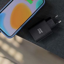 Phone charger Blue Star USB C + USB A QC4.0 PD 3A 25W TFB-TC-25WPD black Phone charger Blue Star USB C + USB A QC4.0 PD 3A 25W TFB-TC-25WPD black
