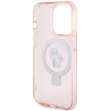 KARL LAGERFELD dėklas, skirtas IPHONE 15 Pro Max, suderinamas su MagSafe KLHMP15XHMRSKCP (žiedinis stovas KC), rožinis KARL LAGERFELD dėklas, skirtas IPHONE 15 Pro Max, suderinamas su MagSafe KLHMP15XHMRSKCP (žiedinis stovas KC), rožinis