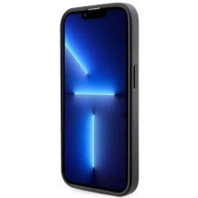 GUESS case for IPHONE 14 Pro Max compatible with MagSafe GUHMP14XP4RPSK (4G Printed Stripes) black