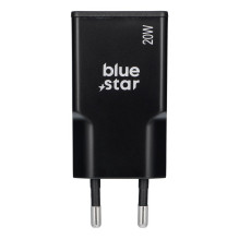 Telefono įkroviklis Blue Star Slim GaN USB C QC4.0 PD 3A 20W TFK-SC-20WPD juodas Telefono įkroviklis Blue Star Slim GaN USB C QC4.0 PD 3A 20W TFK-SC-20WPD juodas