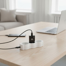 Telefono įkroviklis Blue Star Slim GaN USB C QC4.0 PD 3A 20W TFK-SC-20WPD juodas Telefono įkroviklis Blue Star Slim GaN USB C QC4.0 PD 3A 20W TFK-SC-20WPD juodas
