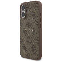 GUESS case for IPHONE 17 compatible with MagSafe GUHMP17SG4GFRW (PU 4G Ring Classic Logo) brown GUESS case for IPHONE 17 compatible with MagSafe GUHMP17SG4GFRW (PU 4G Ring Classic Logo) brown