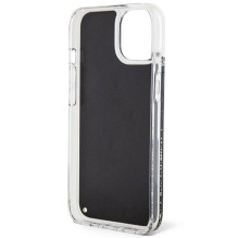 GUESS case for IPHONE 13 / 14 / 15 GUHCP14SLCSGSGK (Liquid Glitter Marble) black