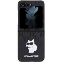 KARL LAGERFELD dėklas, skirtas SAMSUNG Z Flip 5 KLHCZF5SAPCHNPK (Saffiano Mono Choupette PIN), juodas KARL LAGERFELD dėklas, skirtas SAMSUNG Z Flip 5 KLHCZF5SAPCHNPK (Saffiano Mono Choupette PIN), juodas