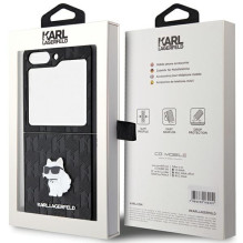 KARL LAGERFELD dėklas, skirtas SAMSUNG Z Flip 5 KLHCZF5SAPCHNPK (Saffiano Mono Choupette PIN), juodas KARL LAGERFELD dėklas, skirtas SAMSUNG Z Flip 5 KLHCZF5SAPCHNPK (Saffiano Mono Choupette PIN), juodas