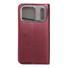 Flip case for iPhone 17 PRO Smart Magneto burgundy Flip case for iPhone 17 PRO Smart Magneto burgundy