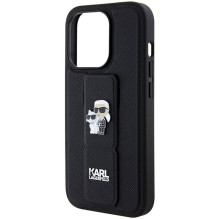 KARL LAGERFELD case for IPHONE 14 Pro KLHCP14LGSAKCPK (Gripstand Saffiano KC PIN) black KARL LAGERFELD case for IPHONE 14 Pro KLHCP14LGSAKCPK (Gripstand Saffiano KC PIN) black