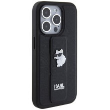 KARL LAGERFELD case for IPHONE 14 Pro Max KLHCP14XGSACHPK (Gripstand Saffiano choupette PIN) black KARL LAGERFELD case for IPHONE 14 Pro Max KLHCP14XGSACHPK (Gripstand Saffiano choupette PIN) black