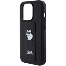 KARL LAGERFELD case for IPHONE 14 Pro Max KLHCP14XGSACHPK (Gripstand Saffiano choupette PIN) black KARL LAGERFELD case for IPHONE 14 Pro Max KLHCP14XGSACHPK (Gripstand Saffiano choupette PIN) black
