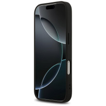 GUESS case for IPHONE 17 Pro compatible with MagSafe GUHMP17LP4RPSK (4G Printed Stripes) black