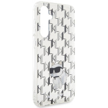 KARL LAGERFELD dėklas, skirtas SAMSUNG S23 FE KLHCS23FEHNCMKLT (Monogram), skaidrus KARL LAGERFELD dėklas, skirtas SAMSUNG S23 FE KLHCS23FEHNCMKLT (Monogram), skaidrus