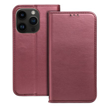 Flip case for iPhone 17 PRO MAX Smart Magneto burgundy
