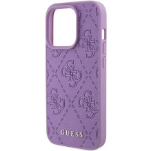 GUESS case for IPHONE 15 Pro Max GUHCP15XP4EPMU (Quilted 4G Classic) light purple GUESS case for IPHONE 15 Pro Max GUHCP15XP4EPMU (Quilted 4G Classic) light purple