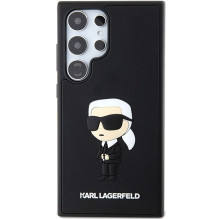 KARL LAGERFELD dėklas SAMSUNG S24 Ultra KLHCS24L3DRKINK (3D RUBBER IKONIK NFT) juodas KARL LAGERFELD dėklas SAMSUNG S24 Ultra KLHCS24L3DRKINK (3D RUBBER IKONIK NFT) juodas