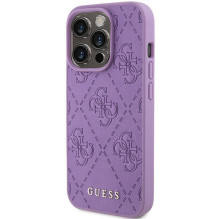 GUESS case for IPHONE 15 Pro Max GUHCP15XP4EPMU (Quilted 4G Classic) light purple GUESS case for IPHONE 15 Pro Max GUHCP15XP4EPMU (Quilted 4G Classic) light purple