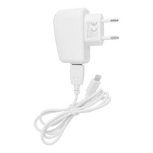 Phone charger Blue Star Lite USB A 1A 5W + cable USB A to Lightning TFK-TC-1095B white