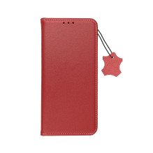 Atverčiamas dėklas, skirtas „iPhone 17 Smart Pro Book“, odinis, bordo spalvos