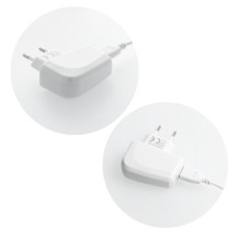 Phone charger Blue Star Lite USB A 1A 5W + cable USB A to Lightning TFK-TC-1095B white