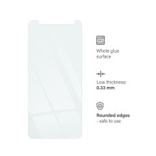 Tempered glass to Samsung Galaxy A7 2018 Blue Star