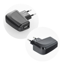 Phone charger Blue Star Lite USB A 2A 10W + cable USB A to USB C TFK-TC-1095B black Phone charger Blue Star Lite USB A 2A 10W + cable USB A to USB C TFK-TC-1095B black