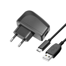 Telefono įkroviklis Blue Star Lite USB A 2A 10W + laidas USB A į USB C TFK-TC-1095B juodas Telefono įkroviklis Blue Star Lite USB A 2A 10W + laidas USB A į USB C TFK-TC-1095B juodas