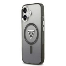 GUESS dėklas, skirtas IPHONE 17, suderinamas su MagSafe GUHMP17SHGTMLCGK (IML gradiento su trikampio logotipu), juodas GUESS dėklas, skirtas IPHONE 17, suderinamas su MagSafe GUHMP17SHGTMLCGK (IML gradiento su trikampio logotipu), juodas