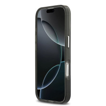 GUESS case for IPHONE 17 compatible with MagSafe GUHMP17SHGTMLCGK (IML Gradient W / Triangle Logo) black