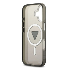 GUESS case for IPHONE 17 compatible with MagSafe GUHMP17SHGTMLCGK (IML Gradient W / Triangle Logo) black