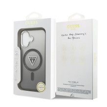 GUESS case for IPHONE 17 compatible with MagSafe GUHMP17SHGTMLCGK (IML Gradient W / Triangle Logo) black