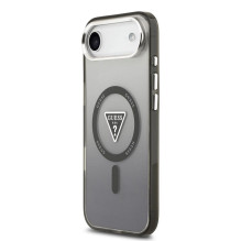 GUESS dėklas, skirtas IPHONE 17 Air, suderinamas su MagSafe GUHMP17MHGTMLCGK (IML gradiento su trikampio logotipu), juod