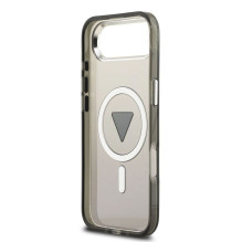 GUESS case for IPHONE 17 Air compatible with MagSafe GUHMP17MHGTMLCGK (IML Gradient W / Triangle Logo) black