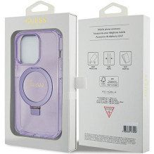 Originalus GUESS GUHMP15XHRSGSU dėklas iPhone 15 Pro Max telefonui (suderinamas su „Magsafe“ / blizgančiu logotipu / žie Originalus GUESS GUHMP15XHRSGSU dėklas iPhone 15 Pro Max telefonui (suderinamas su „Magsafe“ / blizgančiu logotipu / žie