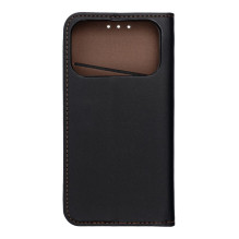 iPhone 17 PRO Smart Pro Book odinis atverčiamas dėklas, juodas iPhone 17 PRO Smart Pro Book odinis atverčiamas dėklas, juodas