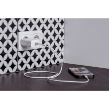 Telefono įkroviklis Forcell F-Energy USB C QC4.0 PD 3A 45W TFK-TC-45WPD baltas Telefono įkroviklis Forcell F-Energy USB C QC4.0 PD 3A 45W TFK-TC-45WPD baltas