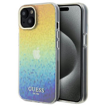 GUESS dėklas IPHONE 14 GUHCP14SHDECMI (IML Faceted Mirror / disco iridescent) daugiaspalvis GUESS dėklas IPHONE 14 GUHCP14SHDECMI (IML Faceted Mirror / disco iridescent) daugiaspalvis