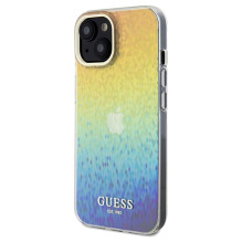 GUESS dėklas IPHONE 14 GUHCP14SHDECMI (IML Faceted Mirror / disco iridescent) daugiaspalvis GUESS dėklas IPHONE 14 GUHCP14SHDECMI (IML Faceted Mirror / disco iridescent) daugiaspalvis