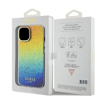 GUESS dėklas IPHONE 14 GUHCP14SHDECMI (IML Faceted Mirror / disco iridescent) daugiaspalvis GUESS dėklas IPHONE 14 GUHCP14SHDECMI (IML Faceted Mirror / disco iridescent) daugiaspalvis
