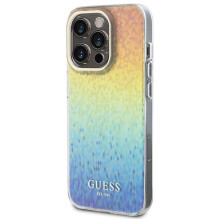 GUESS case for IPHONE 14 Pro GUHCP14LHDECMI (IML Faceted Mirror / disco iridescent) multicolor